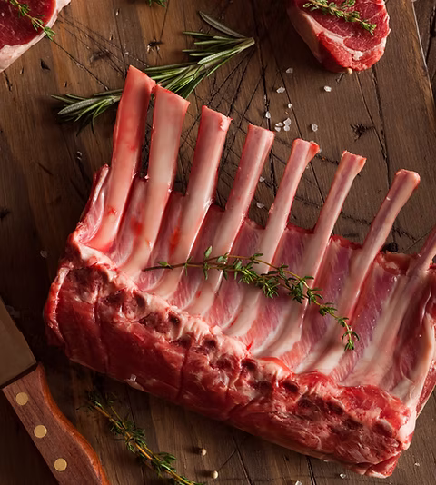 W - Lamb Rack French Strim 1000gr